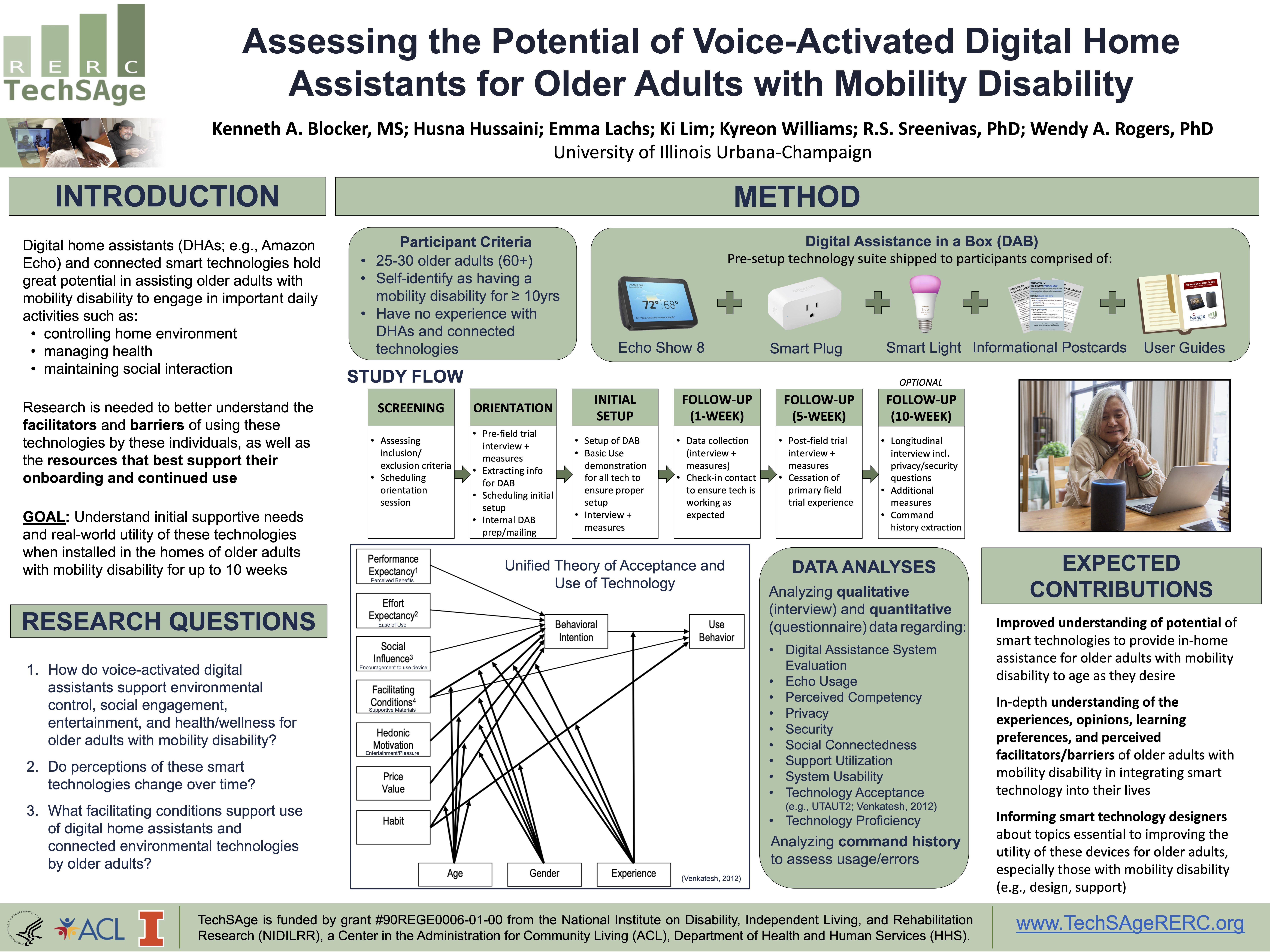 Screenshot of poster "Assessing the Potential of Voice-Activated Digital Home Assistants for Older Adults with Mobility Disability"
